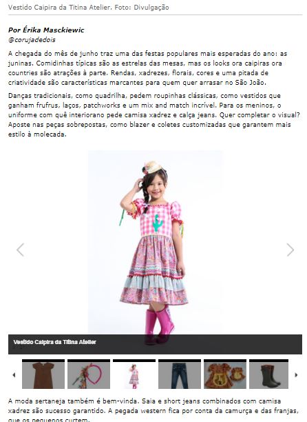 Modelos Max Fama Vestem Titina Atelier | Agência de Modelos para Crianças