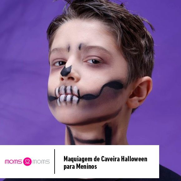 Agência de modelo | Maquiagem de Caveira Halloween para Meninos | Max Fama 