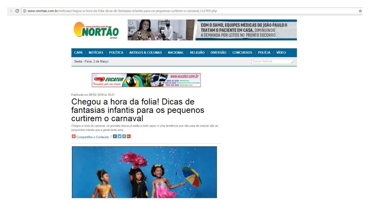 Editorial de Carnaval | Agência de Modelos | Agência Infantil