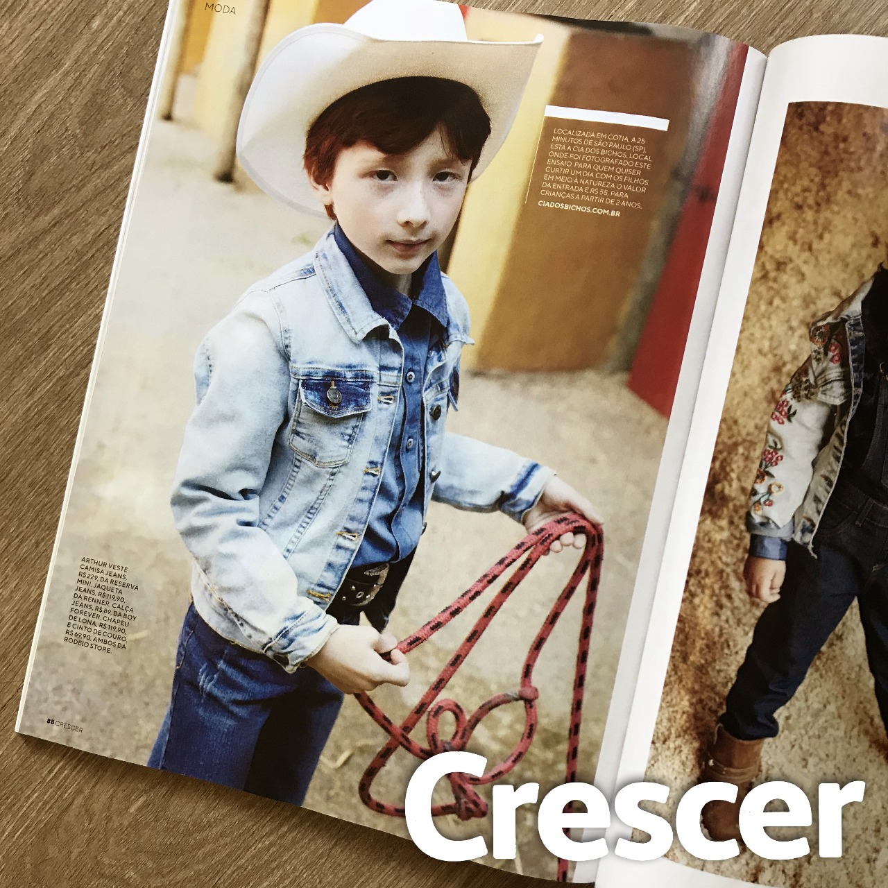 Revista Crescer | Junho | Agência De Modelo | Agência De Modelos Max Fama