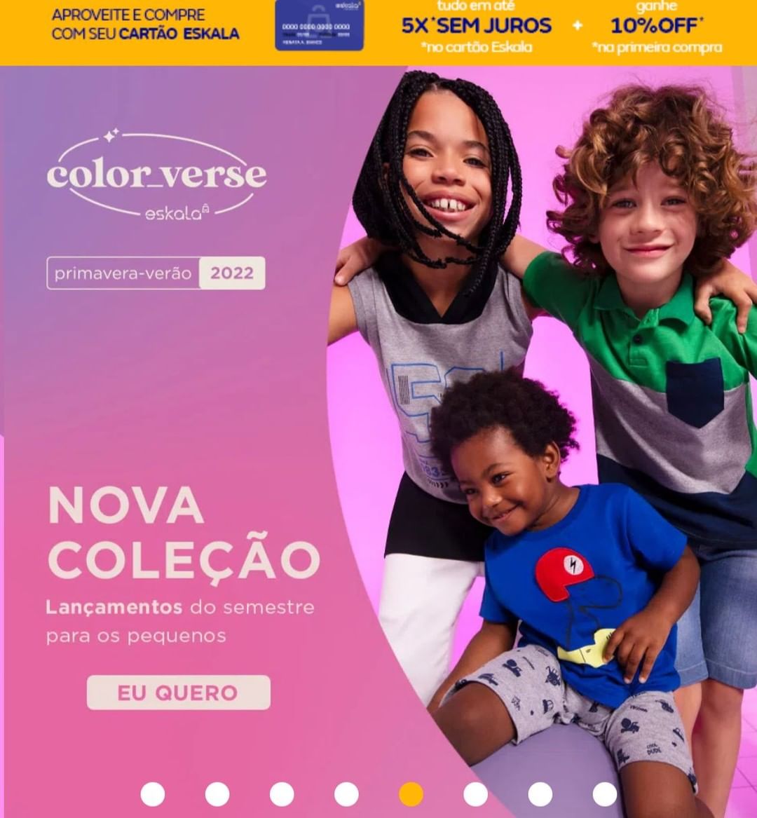 Campanha Eskala | Agência de Modelos Infantil