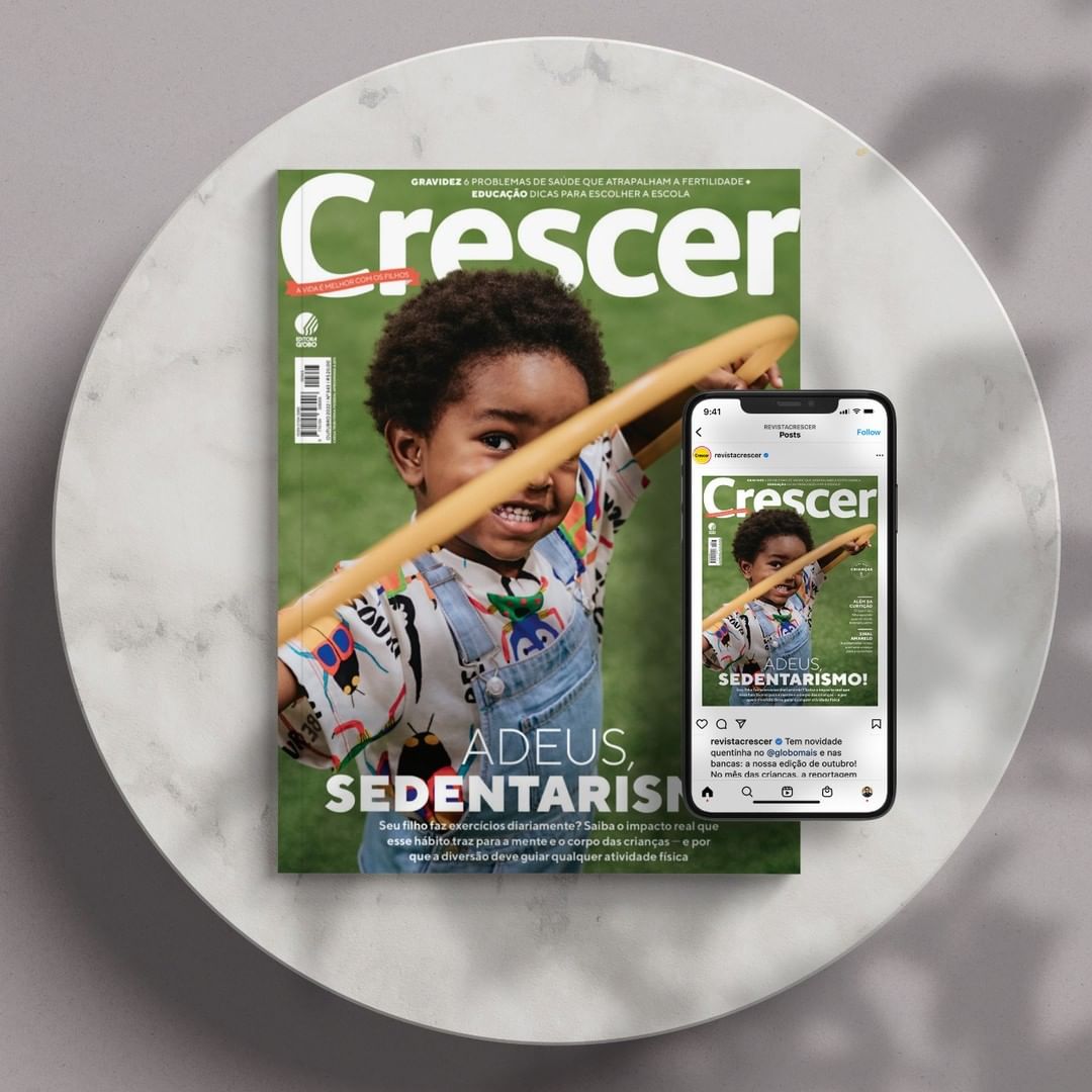 Capa Revista Crescer | Agência de Modelos Infantil