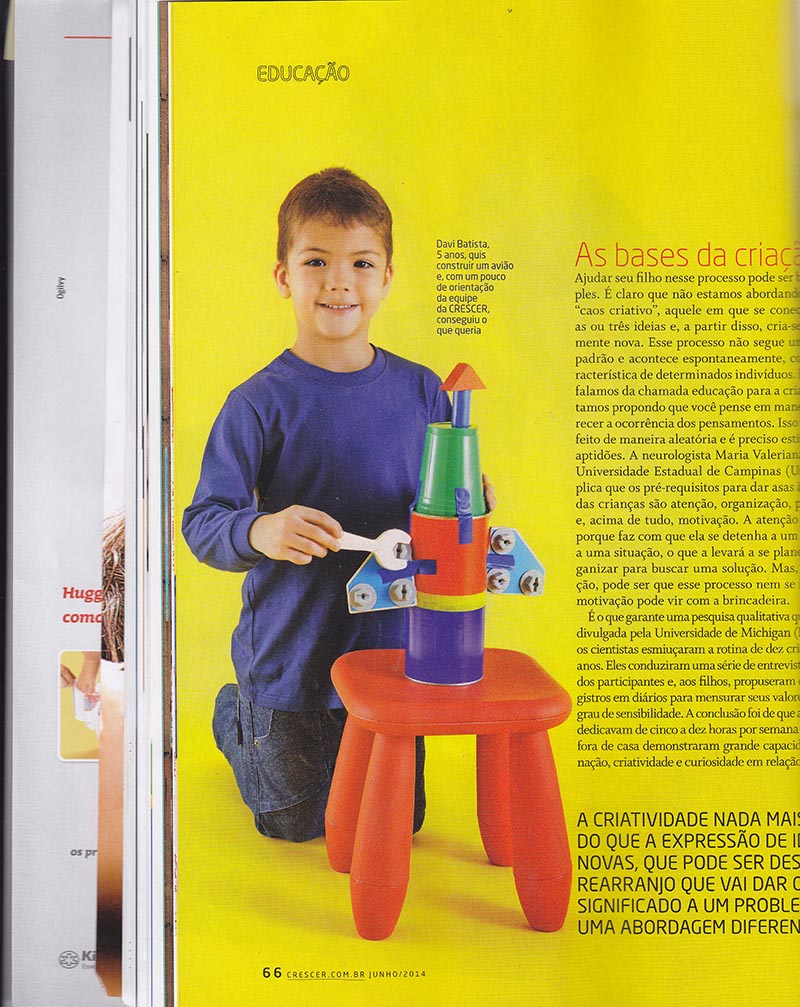 Capa da Revista Crescer