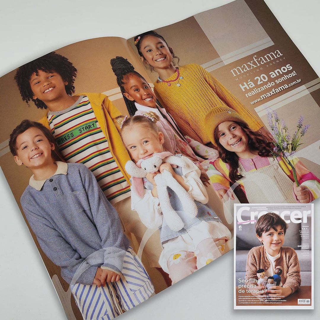 Revista Crescer | Agência de Modelos Max Fama